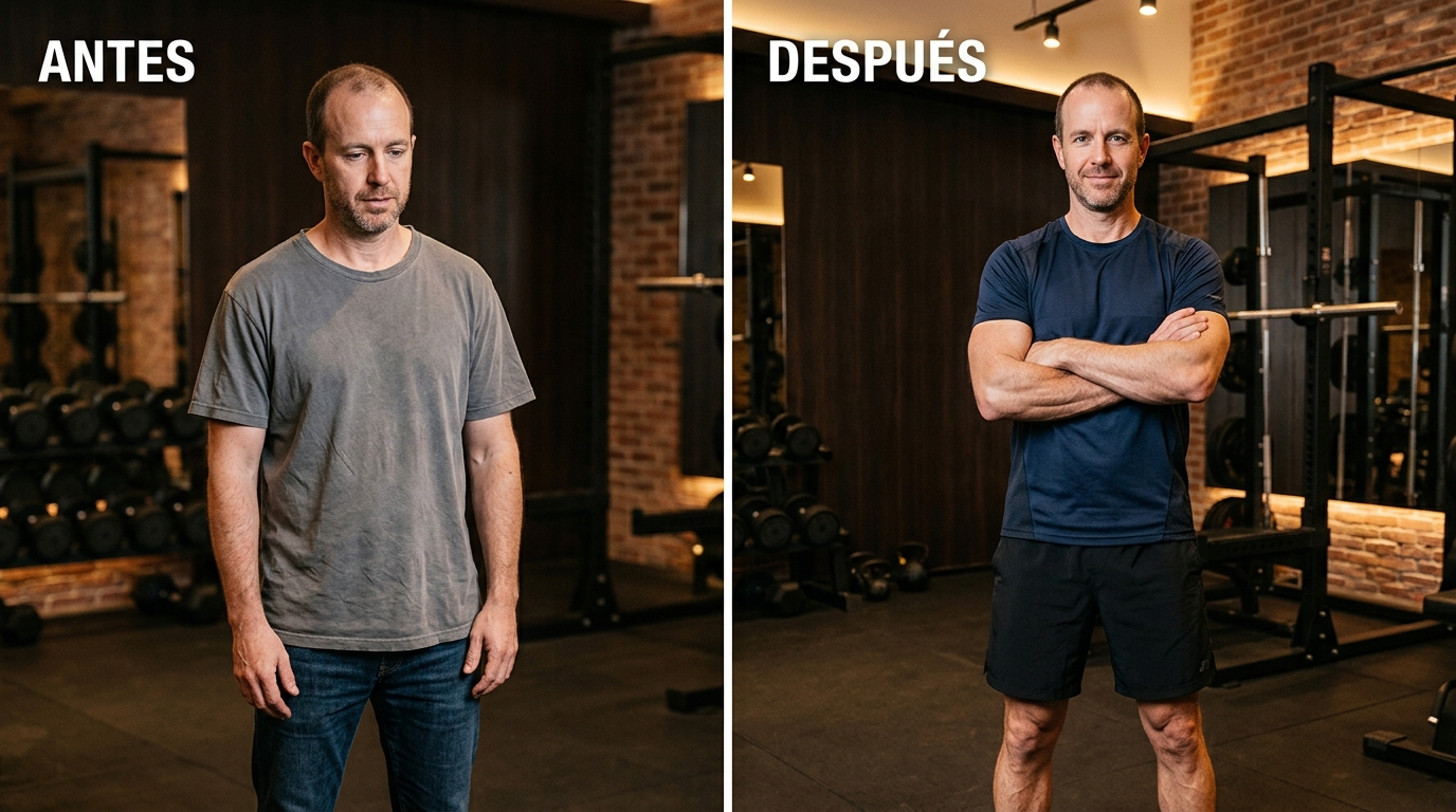 Transformación Antes y Después - Martín R.